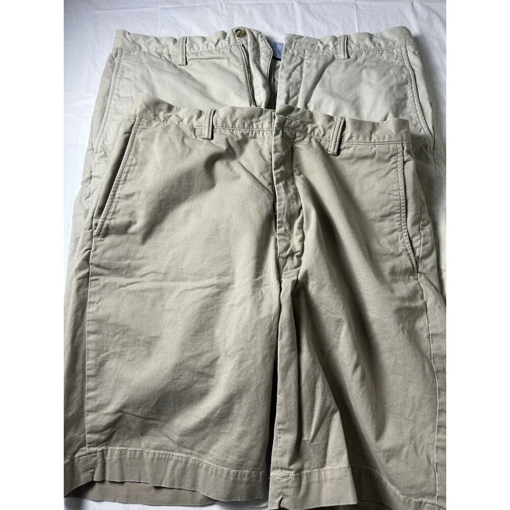 Polo Ralph Lauren chino shorts mens Size 36T 36L Lot of 2 includes 2 pairs